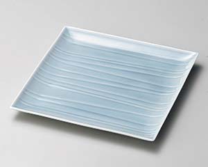 【まとめ買い10個セット品】和食器 ホ188-198 薄墨青磁15cm正角皿【キャンセル/返品不可】|厨房卸問屋 名調