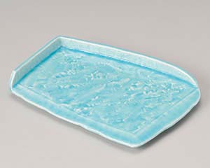 【まとめ買い10個セット品】和食器 ミ201-038 湖水屏風型前菜皿【キャンセル/返品不可】