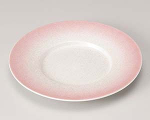 【まとめ買い10個セット品】和食器 ミ209-128 ピンクラスター24cm丸皿【キャンセル/返品不可】｜厨房卸問屋 名調
