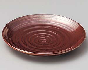 【まとめ買い10個セット品】和食器 ロ228-518 紅結晶5.0丸皿【キャンセル/返品不可】｜厨房卸問屋 名調