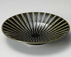 【まとめ買い10個セット品】和食器 カ259-208 フォーカス織部輪二重8.0浅鉢【キャンセル/返品不可】｜厨房卸問屋 名調