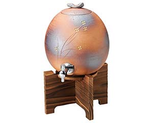 和食器 メ272-068 火色小花サーバー【卸問屋名調 おしゃれ 食器 テーブルウェア 業務用 居酒屋 レストラン 喫茶店 ホテル 家庭用】|厨房卸問屋 名調