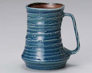 【まとめ買い10個セット品】和食器 ト274-368 ロイヤルブルービアジョッキ【キャンセル/返品不可】