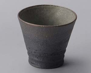 【まとめ買い10個セット品】和食器 メ282-048 焼〆緑彩ぐい呑【キャンセル/返品不可】
