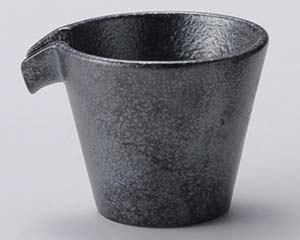 【まとめ買い10個セット品】和食器 カ283-418 銀黒片口冷酒【キャンセル/返品不可】