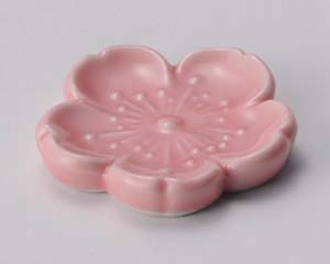 【まとめ買い10個セット品】和食器 チ290-438 新桜箸置(ピンク)【キャンセル/返品不可】
