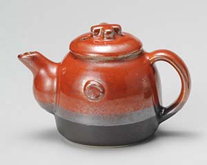 【まとめ買い10個セット品】和食器 テ299-398 赤釉タレ入(小)【キャンセル/返品不可】｜厨房卸問屋 名調