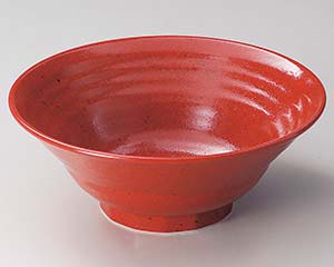【まとめ買い10個セット品】和食器 ワ316-078 赤柚子六兵衛7.0丼【キャンセル/返品不可】｜厨房卸問屋 名調
