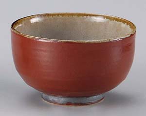 【まとめ買い10個セット品】和食器 テ344-318 赤楽目4.5丼【キャンセル/返品不可】｜厨房卸問屋 名調
