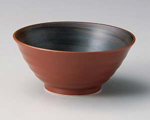 【まとめ買い10個セット品】和食器 ハ355-298 朱金彩4.8反和丼【キャンセル/返品不可】