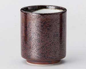【まとめ買い10個セット品】和食器 イ383-178 茶結晶湯呑【キャンセル/返品不可】