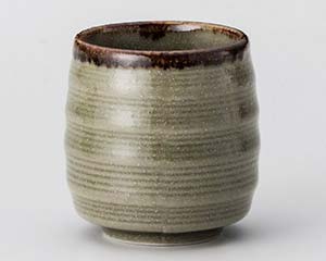 【まとめ買い10個セット品】和食器 ト384-118 渋草タル湯呑【キャンセル/返品不可】