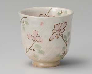 【まとめ買い10個セット品】和食器 ア385-368 木の花赤湯呑小【キャンセル/返品不可】|厨房卸問屋 名調