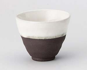 【まとめ買い10個セット品】和食器 カ389-248 黒陶塗分小湯呑【キャンセル/返品不可】