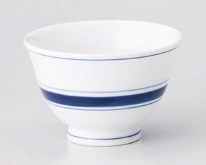 【まとめ買い10個セット品】和食器 カ388-118 呉須ライン反煎茶【キャンセル/返品不可】