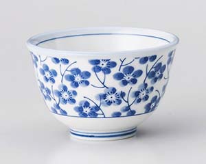 【まとめ買い10個セット品】和食器 ア390-408 梅散し反煎茶(厚口)【キャンセル/返品不可】