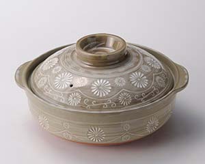 【まとめ買い10個セット品】和食器 ハ404-058 五十鈴三島6号鍋【キャンセル/返品不可】