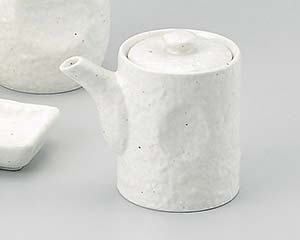 【まとめ買い10個セット品】和食器 コ405-948 新粉引石目蓋付タレ入れ(小)【キャンセル/返品不可】