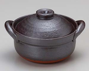 和食器 ス409-048 鉄釉炊鍋 【卸問屋名調 おしゃれ 食器 テーブルウェア 業務用 居酒屋 レストラン 喫茶店 ホテル 家庭用】