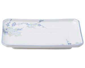 【まとめ買い10個セット品】和食器 ミ474-318 やすらぎ 四ツ切焼物皿【キャンセル/返品不可】｜厨房卸問屋 名調