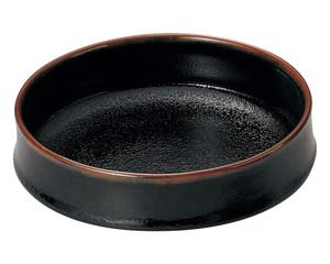 【まとめ買い10個セット品】和食器 ユ438-168 柚子天目 6.0平鉢【キャンセル/返品不可】｜厨房卸問屋 名調