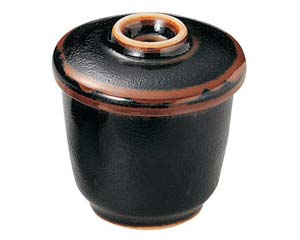 【まとめ買い10個セット品】和食器 ユ112-278 柚子天目むし碗【キャンセル/返品不可】