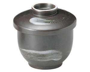 【まとめ買い10個セット品】和食器 ト115-268 鉄結晶むし碗(小)【キャンセル/返品不可】