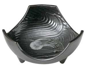 【まとめ買い10個セット品】和食器 ト441-298 鉄結晶 流水小鉢【キャンセル/返品不可】|厨房卸問屋 名調