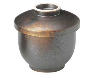 【まとめ買い10個セット品】和食器 ト116-078 焼締むし碗(小)【キャンセル/返品不可】