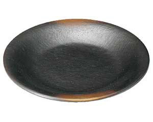 【まとめ買い10個セット品】和食器 ト440-318 焼締 5.5丸皿【キャンセル/返品不可】