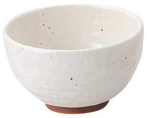 【まとめ買い10個セット品】和食器 ミ452-228 粉引石目 4.0丼【キャンセル/返品不可】
