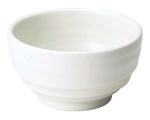 【まとめ買い10個セット品】和食器 ミ485-138 ゆらり粉引き 3.8鉢【キャンセル/返品不可】