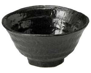 【まとめ買い10個セット品】和食器 ロ464-068 瀬戸黒 六兵衛茶碗(大)【キャンセル/返品不可】｜厨房卸問屋 名調