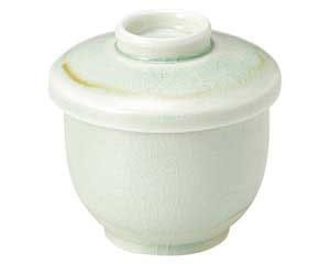 【まとめ買い10個セット品】和食器 ト115-258 翠玉(貫入)蒸し碗 (小)【キャンセル/返品不可】