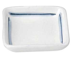 【まとめ買い10個セット品】和食器 ツ463-288 白河志野 角小皿【キャンセル/返品不可】