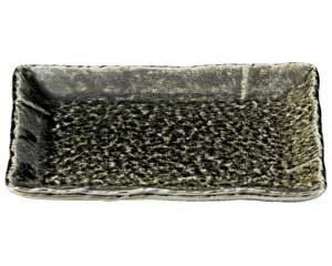 【まとめ買い10個セット品】和食器 ロ469-178 総織部 8.0長角皿【キャンセル/返品不可】