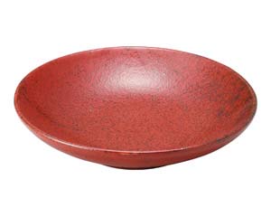 【まとめ買い10個セット品】和食器 ユ484-028 あかゆず めん皿【キャンセル/返品不可】|厨房卸問屋 名調