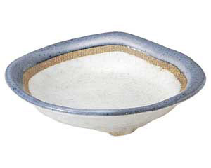 【まとめ買い10個セット品】和食器 ツ462-098 梓 三ツ足4.0浅鉢【キャンセル/返品不可】