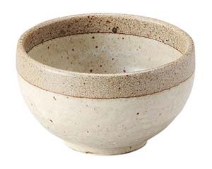 【まとめ買い10個セット品】和食器 ア483-558 粉引き 石目4.2丼【キャンセル/返品不可】