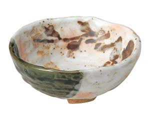【まとめ買い10個セット品】和食器 ツ488-638 白タタキサビ木 ロクロ目小鉢【キャンセル/返品不可】