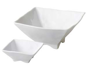 【まとめ買い10個セット品】 ミ530-088 白70四角丼【キャンセル/返品不可】|厨房卸問屋 名調