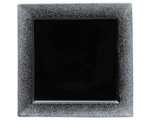 【まとめ買い10個セット品】 ツ501-088 コスモ(シルバー)スクエア24cm皿【キャンセル/返品不可】|厨房卸問屋 名調