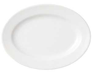 【まとめ買い10個セット品】 ヤ593-468 白玉渕 12インチプラター【キャンセル/返品不可】｜厨房卸問屋 名調