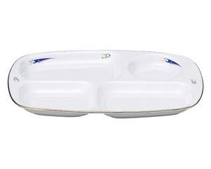【まとめ買い10個セット品】 ヤ572-738 ブルーウェーブ ランチ皿(大)【キャンセル/返品不可】