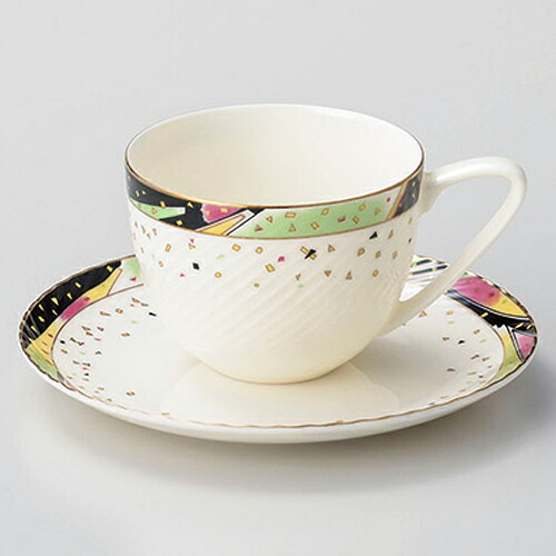 【まとめ買い10個セット品】 ア611-178 N.Bシンホニーコーヒー碗と受皿【キャンセル/返品不可】