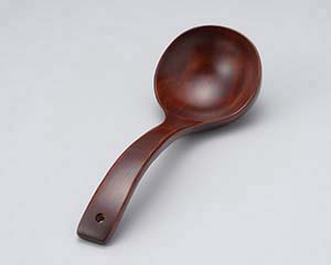 【まとめ買い10個セット品】 ワ628-048 (木)お玉 柄短(大)茶【キャンセル/返品不可】