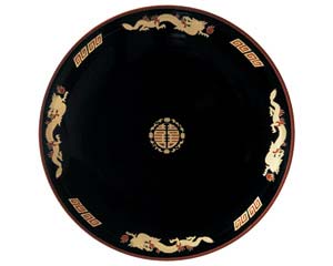 イ658-028 天目金彩竜 9.0皿 【卸問屋名調 おしゃれ 食器 テーブルウェア 業務用 居酒屋 レストラン 喫茶店 ホテル 家庭用】
