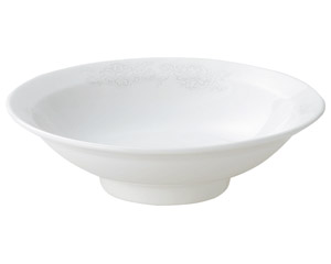 ア659-188A スーパーチャイナ華清(絵付) 8.0寸丸高台皿 【卸問屋名調 おしゃれ 食器 テーブルウェア 業務用 居酒屋 レストラン 喫茶店 ホテル 家庭用】