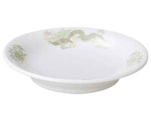 【まとめ買い10個セット品】 ト669-648 緑鳳竜 4.0皿【キャンセル/返品不可】