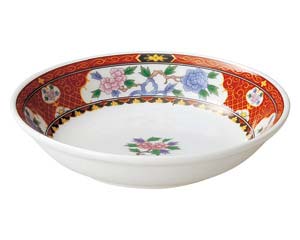 【まとめ買い10個セット品】 ト667-128 紅華祥 4.5取皿【キャンセル/返品不可】